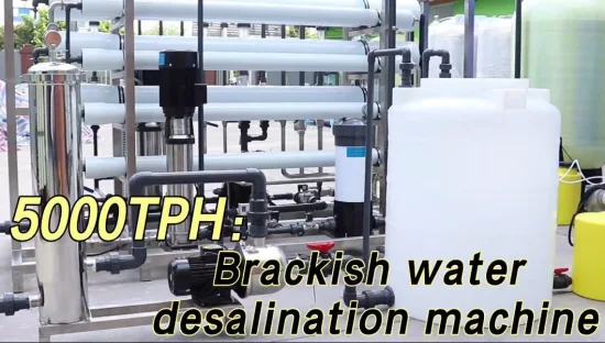 Water Treatment Plant RO Filter Reverse Osmosis System Underground Salt Water Treatment Desalination Plant Water Purification Machine 108t
